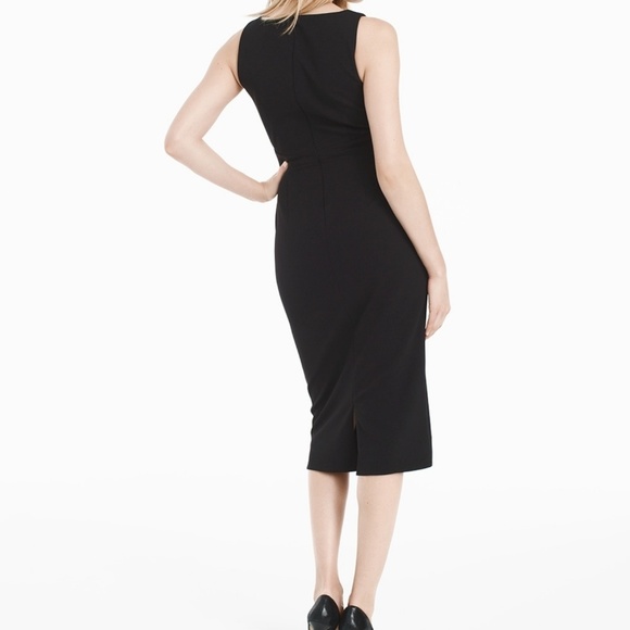 White House Black Market Mesh Cut Out Dress - Picture 3 of 3